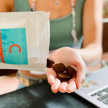 Load image into Gallery viewer, COCOVA Playful Peca 68% Dark Chocolate Coated Pecans