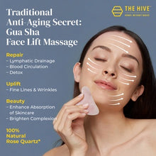 Load image into Gallery viewer, The Hive Gua Sha & Organic Cold-Pressed Argan Oil 15ml: Face Massager with Moisturizing Beauty Oil For Normal Skin