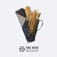 Load image into Gallery viewer, The Hive Reusable Travel Bamboo Cutlery - Thehivebulkfoods