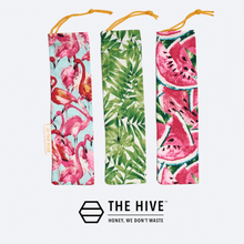 Load image into Gallery viewer, Pattern Straw Pouch - Thehivebulkfoods