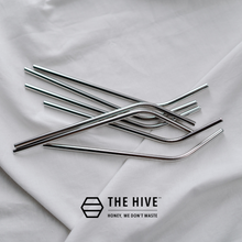 Load image into Gallery viewer, The Hive Reusable Metal Straw