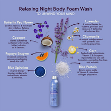 Load image into Gallery viewer, The Powder Shampoo -  Relaxing Night Body Foam Wash
