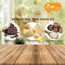 Load image into Gallery viewer, Vive Snack 80% Keto Dark Chocolate Bar with Monk Fruit Sugar (45g)
